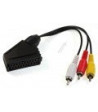 SCART ADAPTER/3xRCA Han