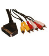 Valueline Scart med 6 x RCA