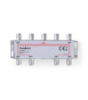 CATV F-splitter | Maks. 11 dB dæmpning | 5-1000 MHz | 8 udgange