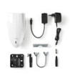 Udendørs HDTV-antenne | 0-50 km | Forstærkning 40 dB | FM/VHF/UHF | Hvid