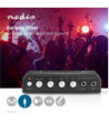 Karaoke Mixer-sæt | 2 mikrofoner medfølger | Sort