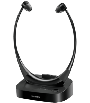 PHILIPS SSC5001/10 TRÅDLØSE AUDIOBOOST-TV-ØRETELEFONER