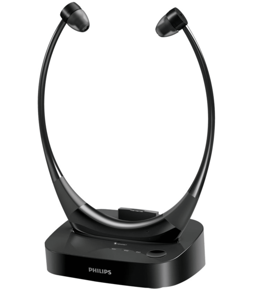 PHILIPS SSC5001/10 TRÅDLØSE AUDIOBOOST-TV-ØRETELEFONER