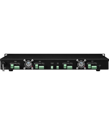 MONACOR 100V forstærker 4x120W digital - PA-4120D