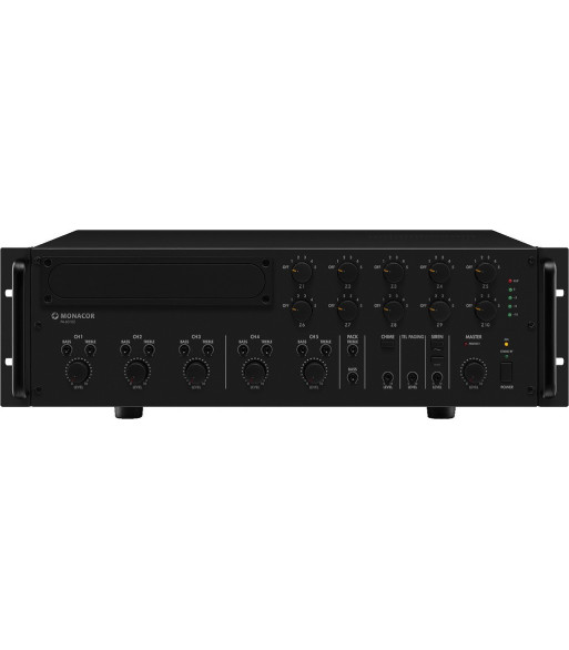 MONACOR PA-forstærker 10 zoner - PA-6010Z MONACOR PA-forstærker 10 zoner - PA-6010Z