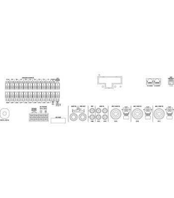 MONACOR PA-forstærker 20 zoner - PA-6020Z