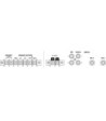 MONACOR 100V forstærker 1x35Wrms - PA-704