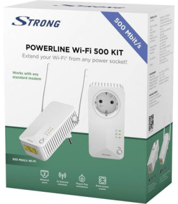 Strong Powerline 500 Duo Kit Powerline WLAN Starter Kit 500 Mbit/s