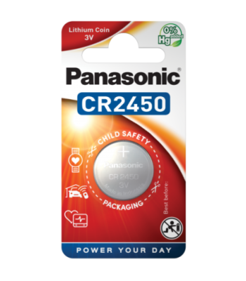 Panasonic CR2450L/1BP - batteri - CR2450