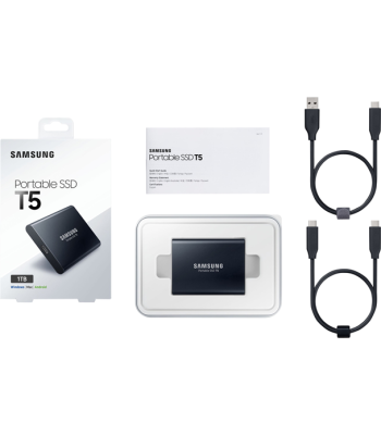 SAMSUNG PORTABLE SSD T5 SSD MU-PA1T0 1TB USB 3.1 GEN 2 - EXTERNAL HARD DRIVES