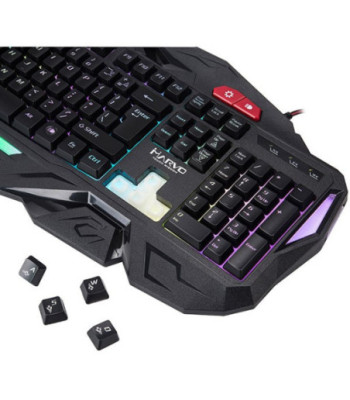 Marvo gaming tastatur. Nordisk. Sort