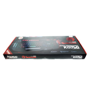 Marvo gaming tastatur. Nordisk. Sort