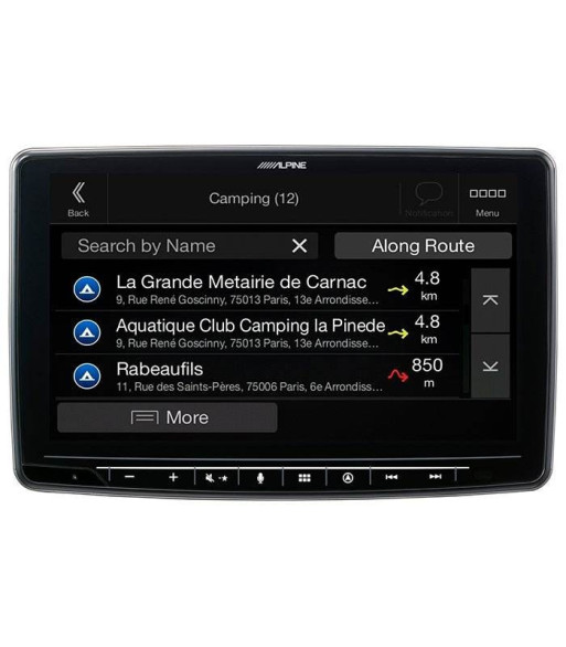 Alpine INE-F904DC Halo9 med navi og truck kort