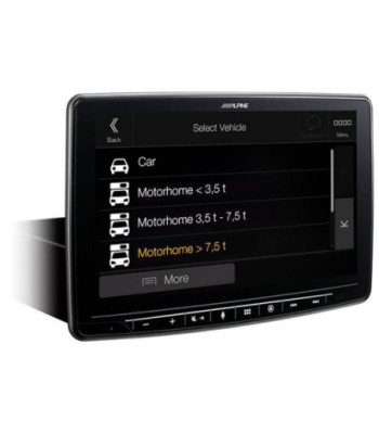 Alpine INE-F904DC Halo9 med navi og truck kort