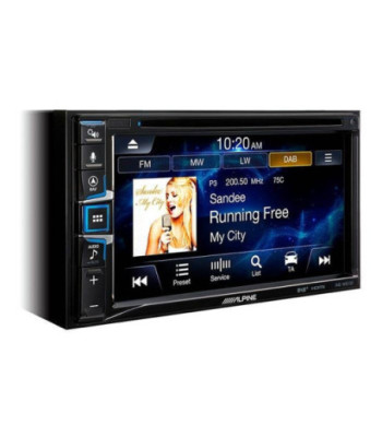 Alpine INE-W611D 2-DIN multimedia station med navi