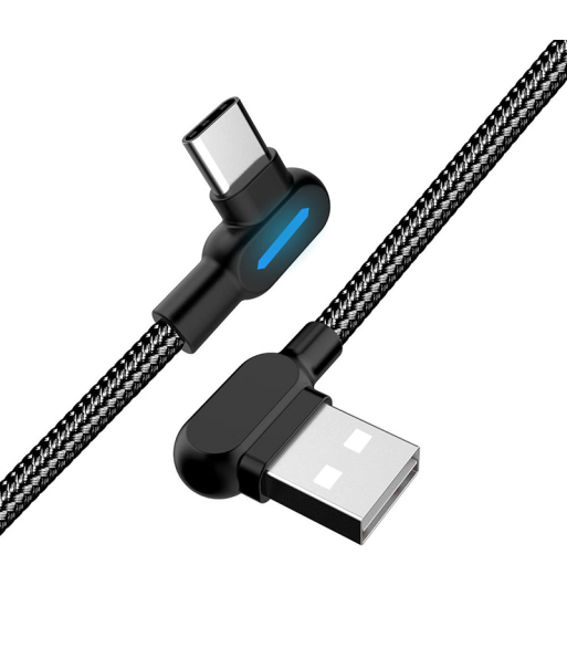 SiGN angled USB-C Cable with LED-indicator 5V