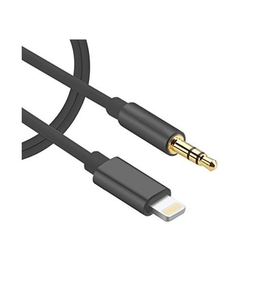 SiGN Lightning to 3.5mm Aux Cable 1m - Black SiGN Lightning to 3.5mm Aux Cable 1m - Black