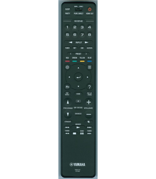 YAMAHA ZZ475800 RAV572 Genuine OEM Original Remote YAMAHA ZZ475800 RAV572 Genuine OEM Original Remote