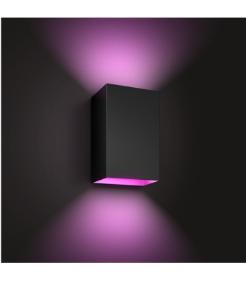 PHILIPS HUE RESONATE WCA SORT - VÆGLAMPE