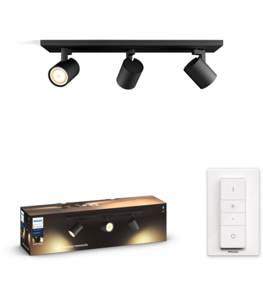 PHILIPS HUE RUNNER 3 SPOT SORT M/REMOTE - SPOT