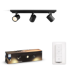 PHILIPS HUE RUNNER 3 SPOT SORT M/REMOTE - SPOT