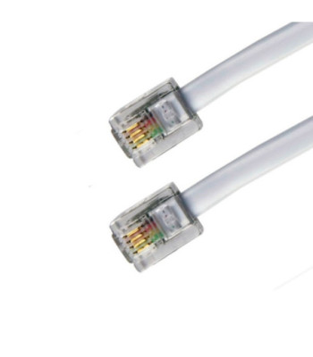 Sinox One telefonkabel. 3m. Hvid