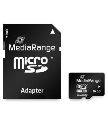 MediaRange Micro SDHD kort 16GB