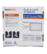 Sinox One TV vægbeslag. 22"-65". Sort