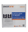 Sinox One TV vægbeslag. 22"-65". Sort