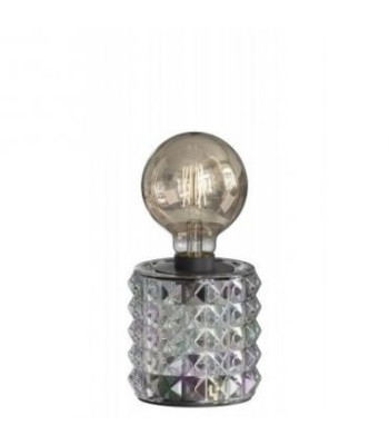 Calex Bordlampe Glas Diamant Perlemor inkl. Pære