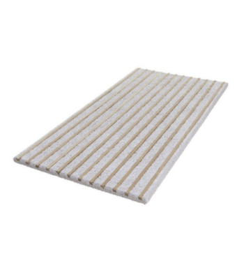FibroTech akustikplade Barcode Multifin hvid 600x1200 mm