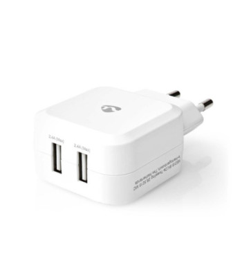 Vægoplader  Hurtigopladningsfunktion 2x USB-A