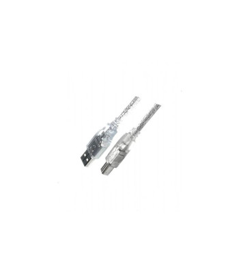 OEM - coferro 2.0 USB kabel A/B 3m grå