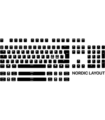 STEELSERIES PrismCAPS Black NOR - Keyboard
