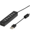 Vivanco IT-USBHUB7PWR 7 porte USB 2.0-hub Sort