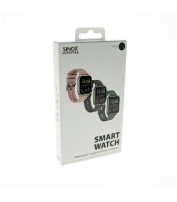Sinox Lifestyle smartwatch. Sort