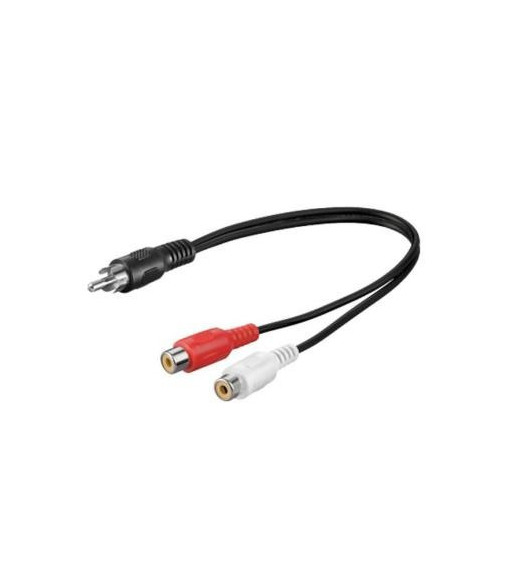 Phonokabel - RCA han til 2 x RCA hun (0 Phonokabel - RCA han til 2 x RCA hun (0