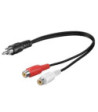 Phonokabel - RCA han til 2 x RCA hun (0