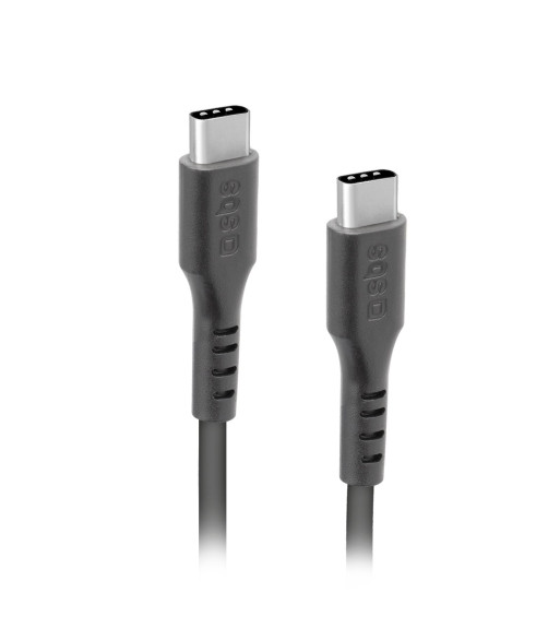 SBS USB C 2.0 kabel. 1,5m. Sort