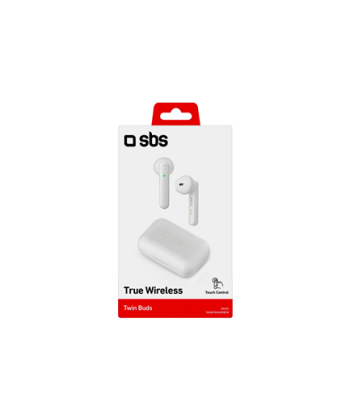 SBS twin buds trådløse høretelefoner. Hvid