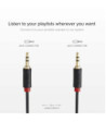 SBS mini jack kabel. 1,5m. Sort