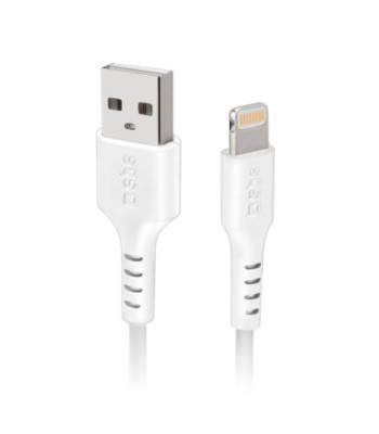 SBS Lightning kabel. 1m. Hvid