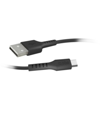 SBS USB C til USB A kabel. 1,5m. Sort